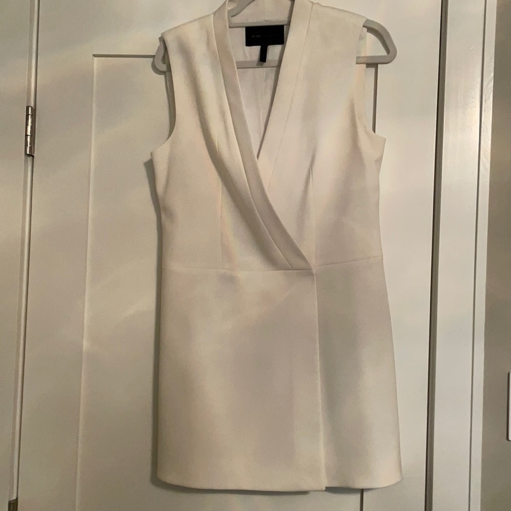 Bcbg caryn wrap a line dress